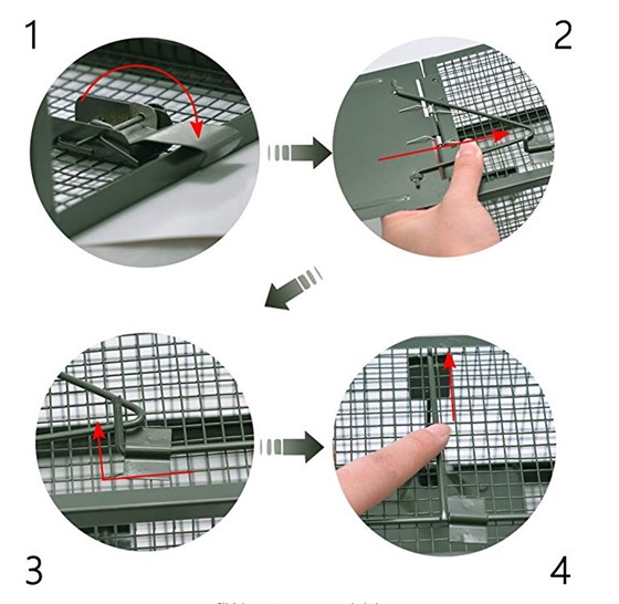 捕鼠笼安装方法