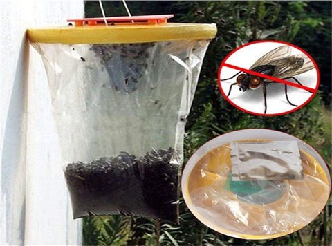 景隆JL-3022捕蝇袋 养殖场户外灭蝇器悬挂式苍蝇袋苍蝇捕捉器