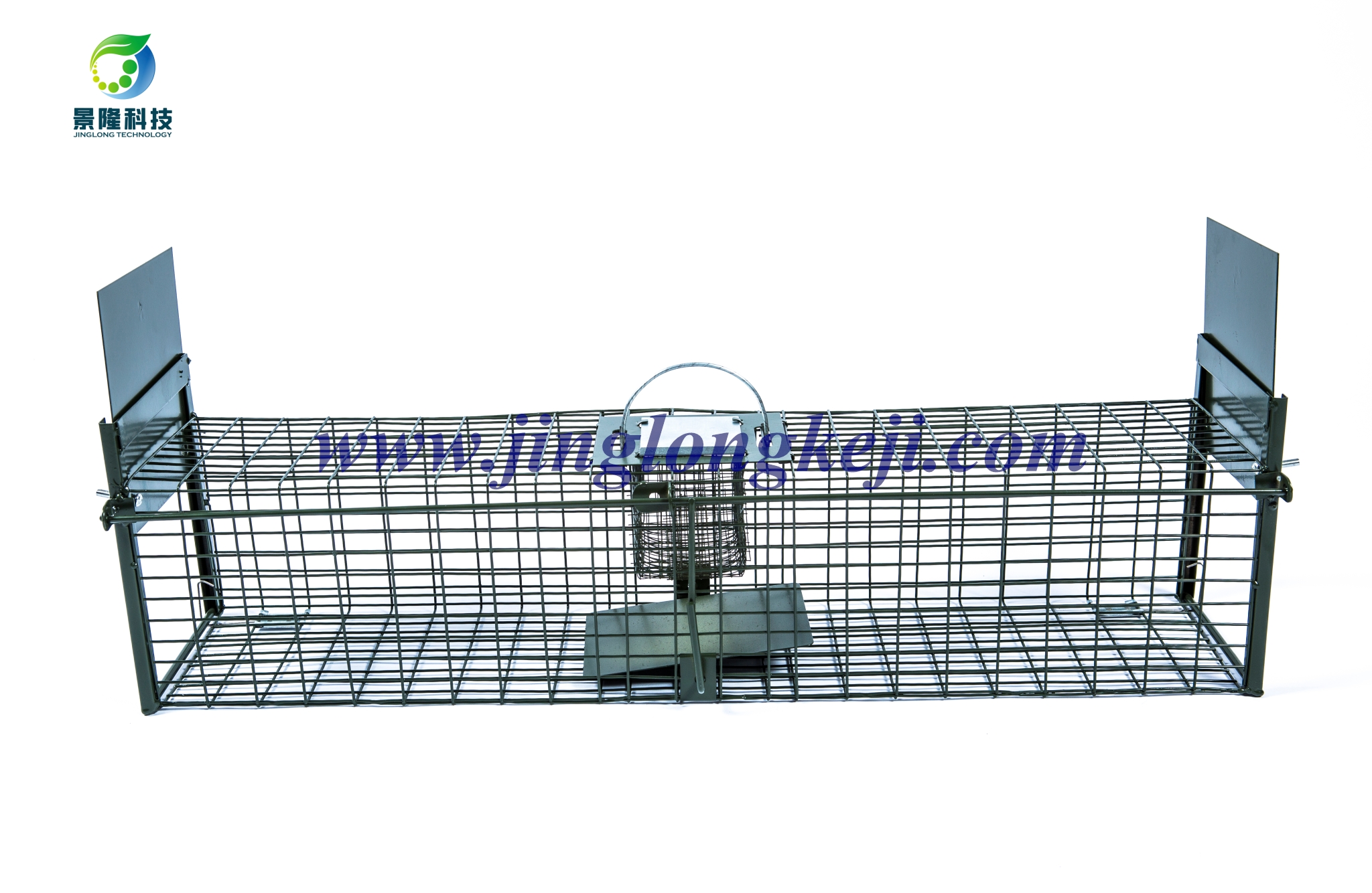 景隆JL2008黄鼠狼捕捉笼 双开门可折叠黄鼬捕捉笼